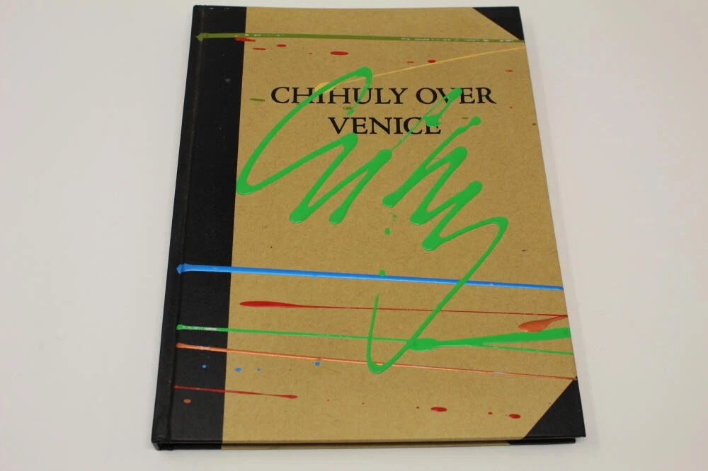 DALE CHIHULY SIGNED AUTOGRAPH & HAND PAINTED 