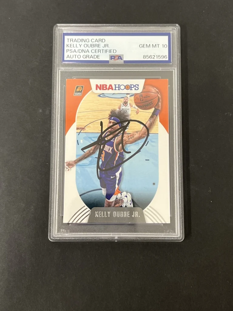 2020-21 Panini NBA Hoops #11 Kelly Oubre Jr. signed card PSA Auto 10 Suns