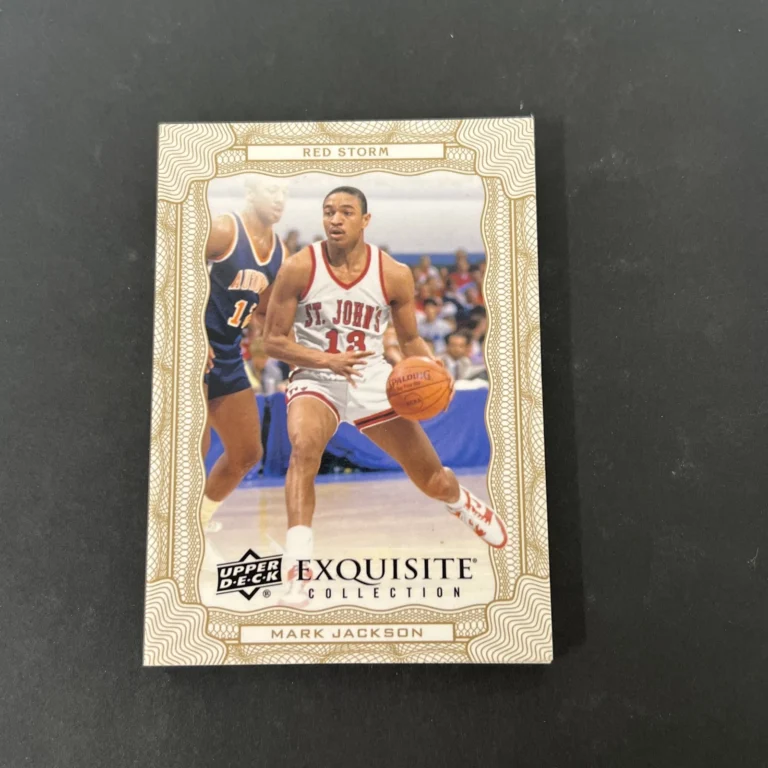 2012-13 UD Exquisite Col Collegiate Sig #CS-MA Mark Jackson Autograph Patch card