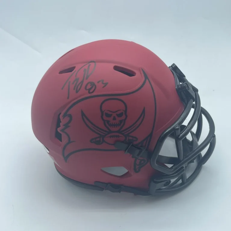Tez Johnson Signed Mini Helmet PSA Autographed Tampa Bay Buccaneers