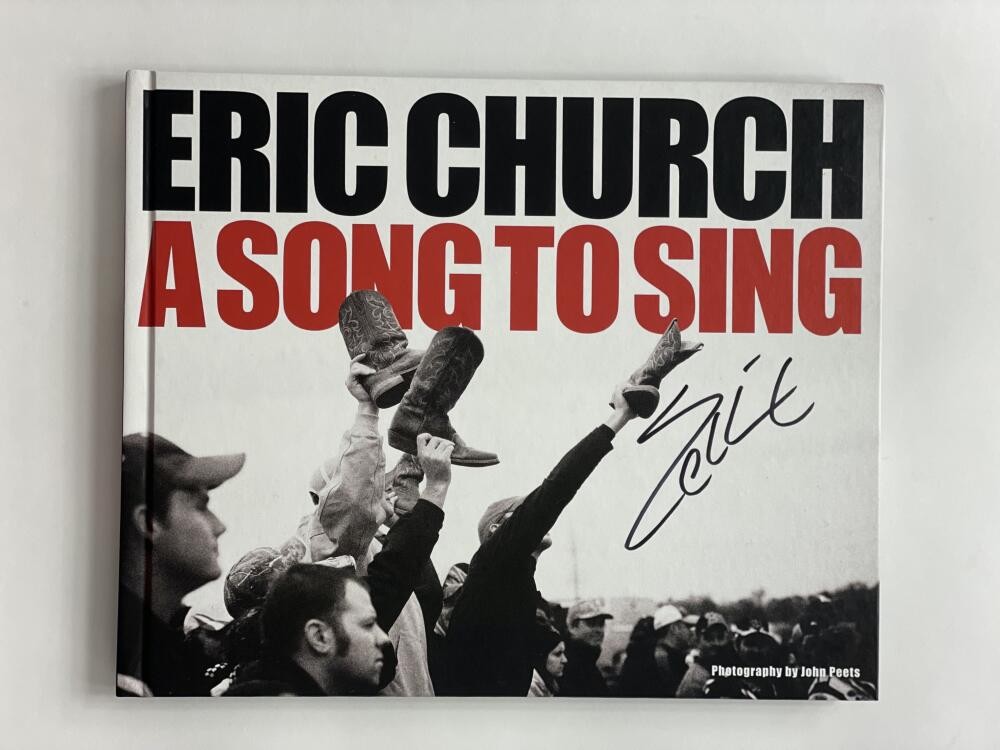 ERIC CHURCH SIGNED AUTOGRAPH 