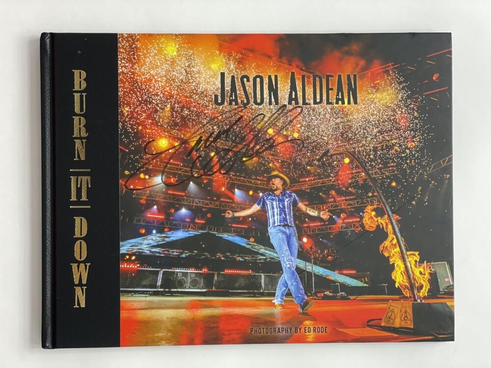 JASON ALDEAN SIGNED AUTOGRAPH 