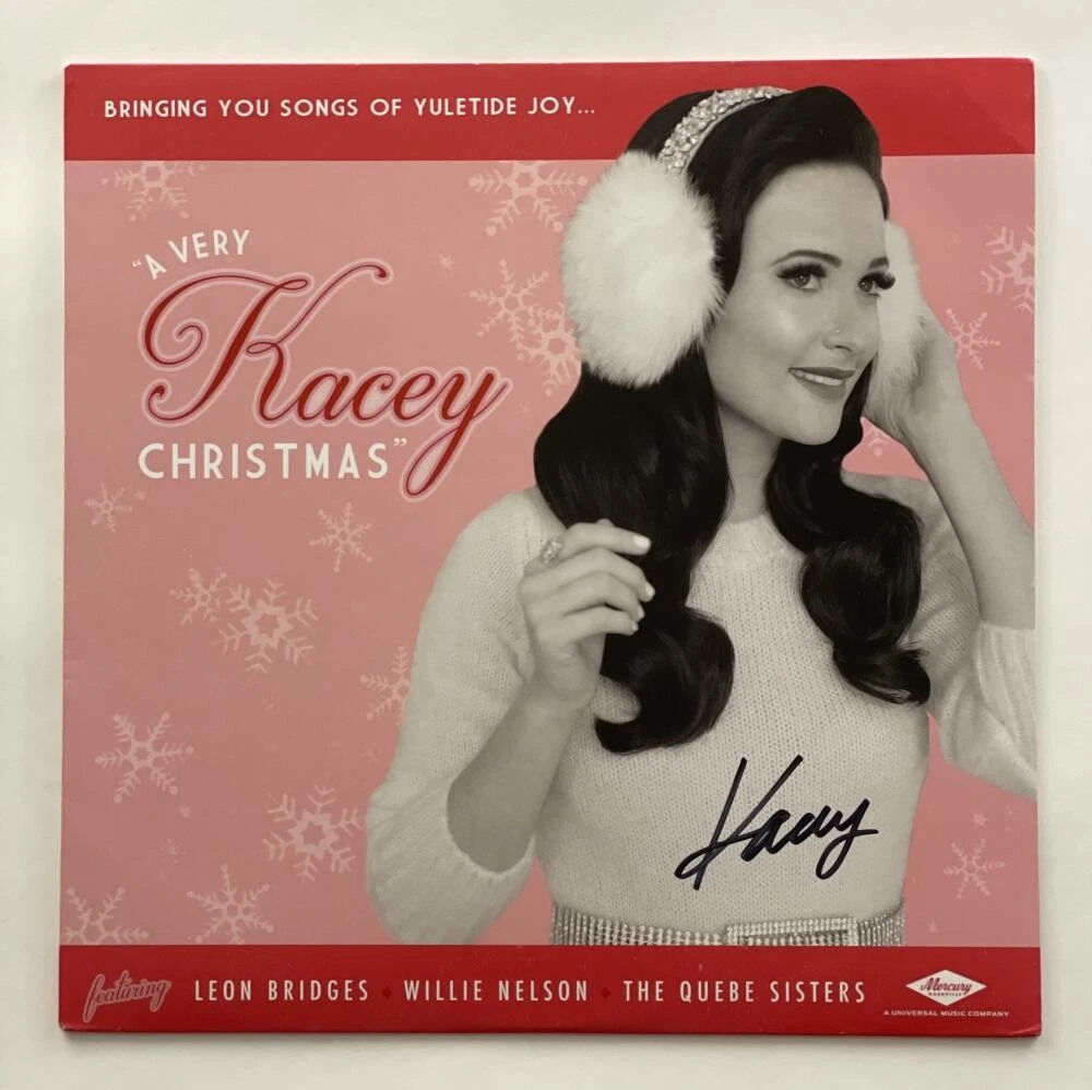 KACEY MUSGRAVES SIGNED AUTOGRAPH ALBUM VINYL RECORD A VERY KACEY CHRISTMAS JSA
