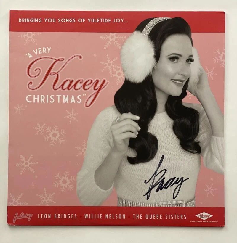 KACEY MUSGRAVES SIGNED AUTOGRAPH ALBUM VINYL RECORD - A VERY KACEY CHRISTMAS JSA