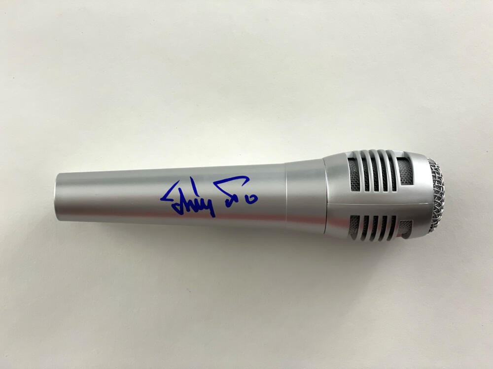 TREY ANASTASIO PHISH SIGNED AUTOGRAPH MICROPHONE MIC – JUNTA, LAWN BOY W/ JSA COLLECTIBLE MEMORABILIA