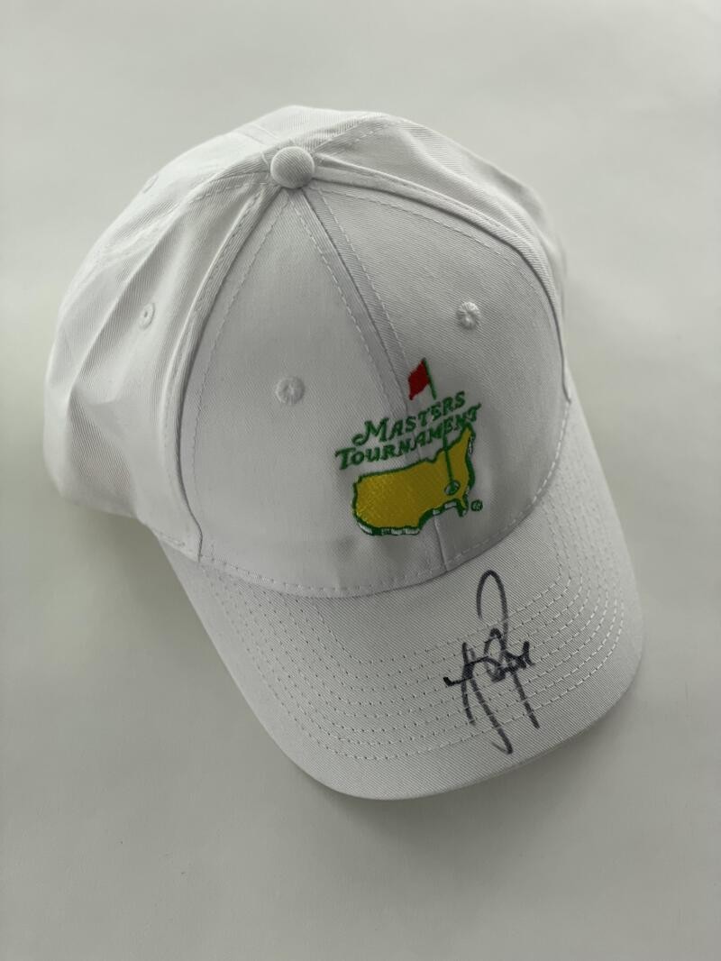 JUSTIN ROSE SIGNED AUTOGRAPH AUGUSTA MASTERS HAT CAP - 2013 US OPEN CHAMPION JSA