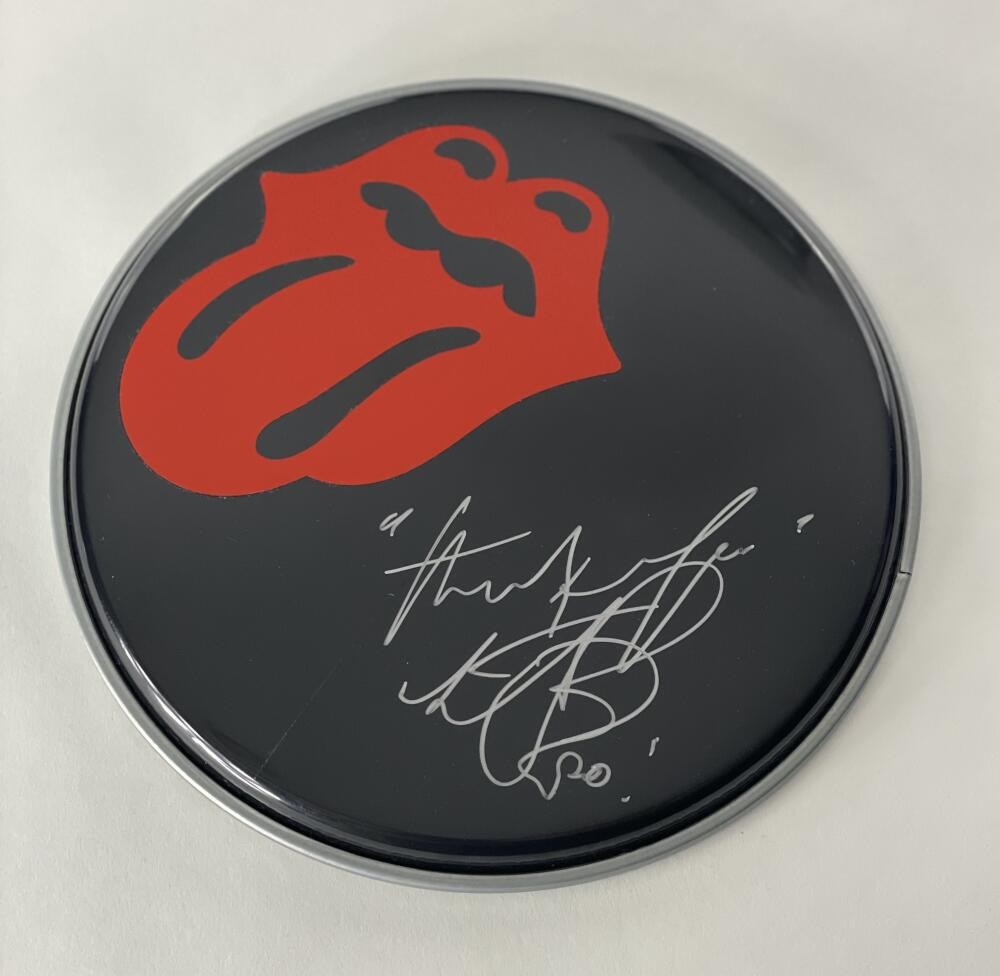 CHARLIE WATTS SIGNED AUTOGRAPH 10