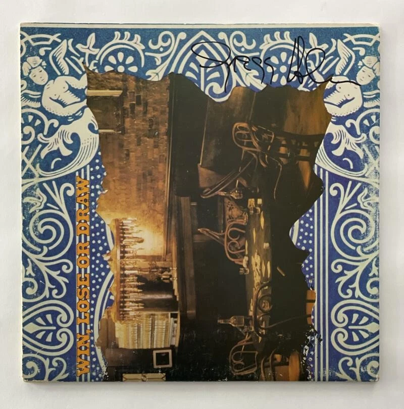 GREGG ALLMAN BROTHER BAND SIGNED AUTOGRAPH ALBUM VINYL RECORD WIN LOSE DRAW JSA