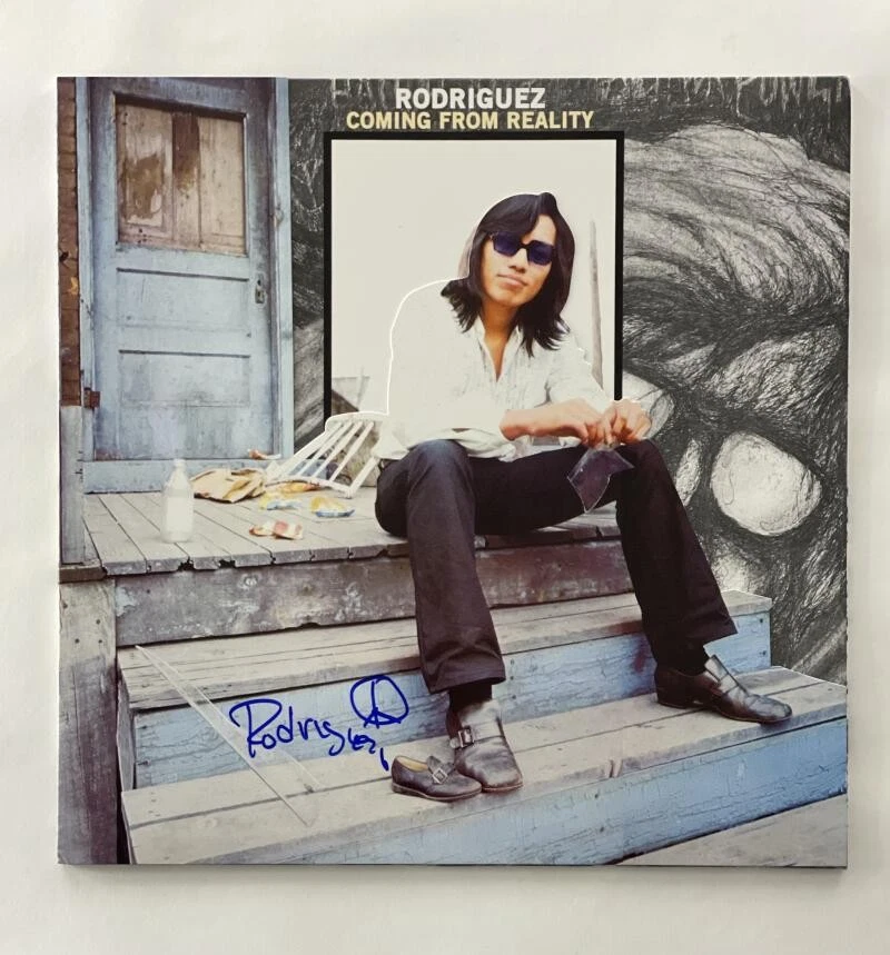 SIXTO RODRIGUEZ SIGNED AUTOGRAPH ALBUM VINYL RECORD - COMING FROM REALITY JSA