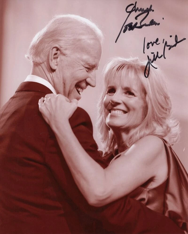 President Joe Biden & Jill Biden Signed Autograph 8x10 Inaugural Ball Photo JSA