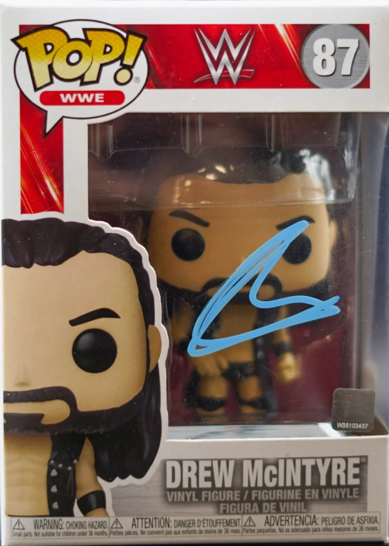 Drew McIntyre Signed Funko Pop #87 JSA WWE Autographed