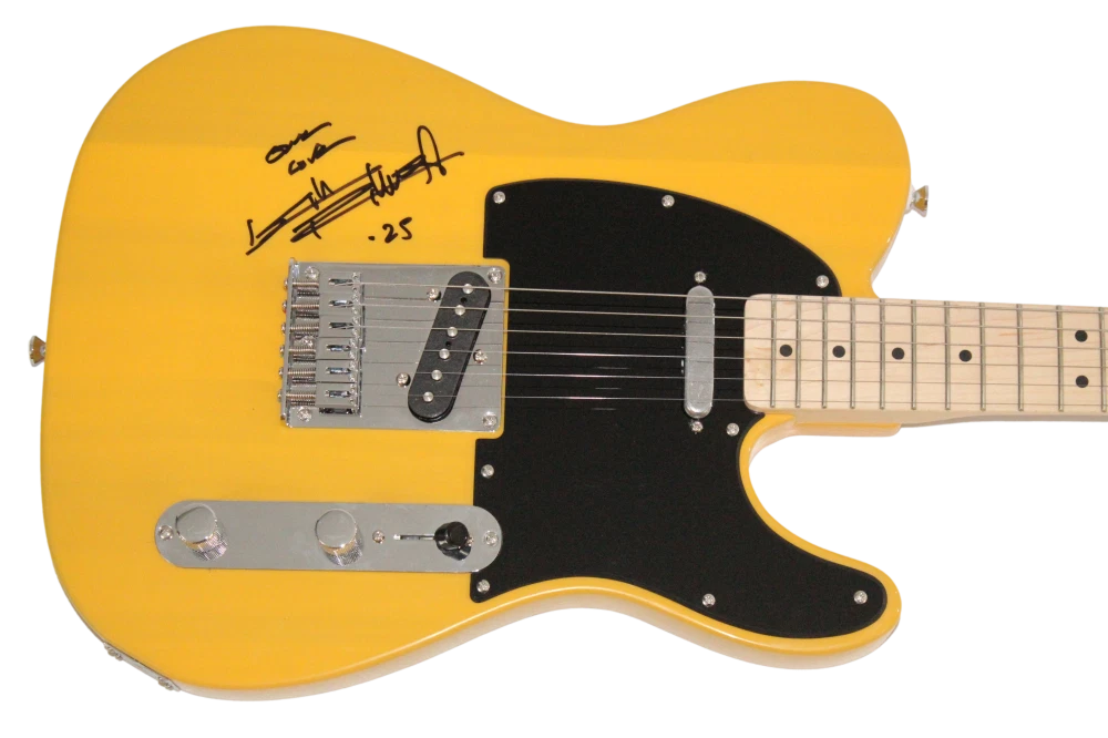 Keith Richards Signed Autograph Butterscotch Telecaster Guitar One Love JSA COA