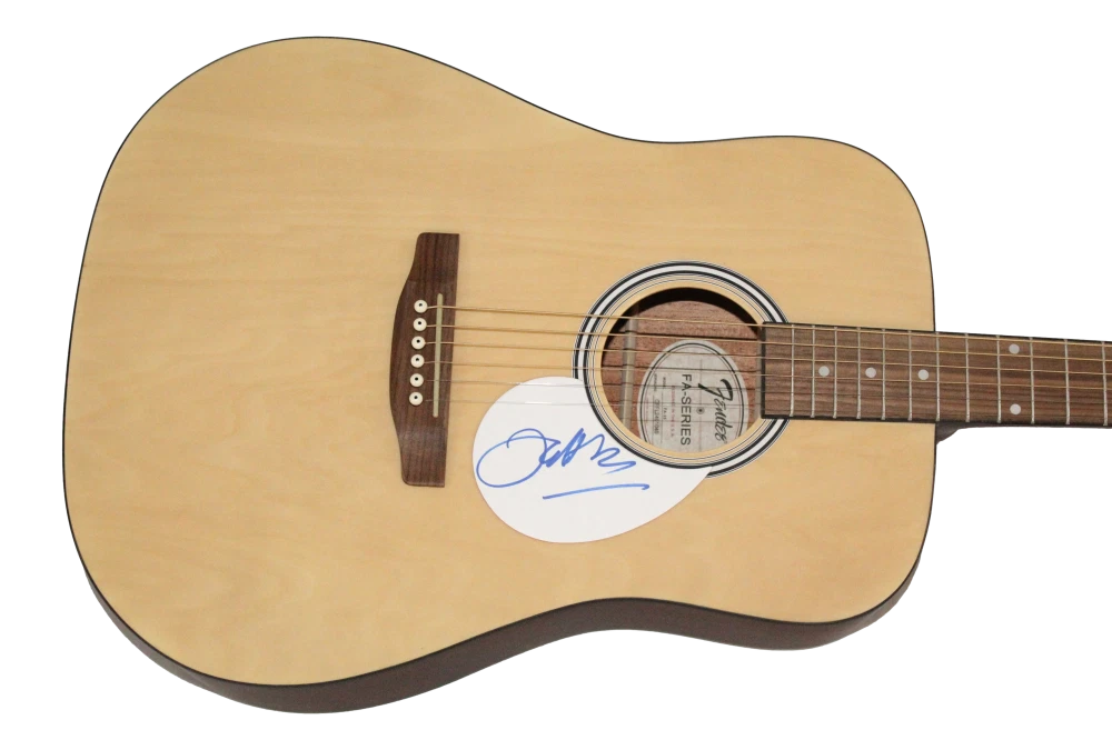Jeff Beck Signed Autograph Fender Acoustic Guitar - Guitar Show Wired w/ JSA COA