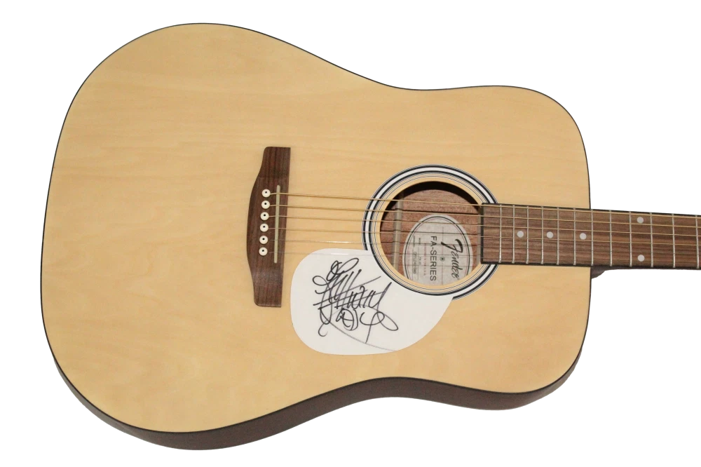 Anthony Kiedis Signed Autograph Fender Acoustic Guitar Red Hot Chili Peppers JSA