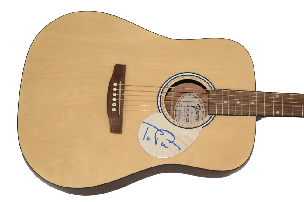 Tom Petty Signed Autograph Fender Acoustic Guitar & the Heartbreakers w/ JSA COA