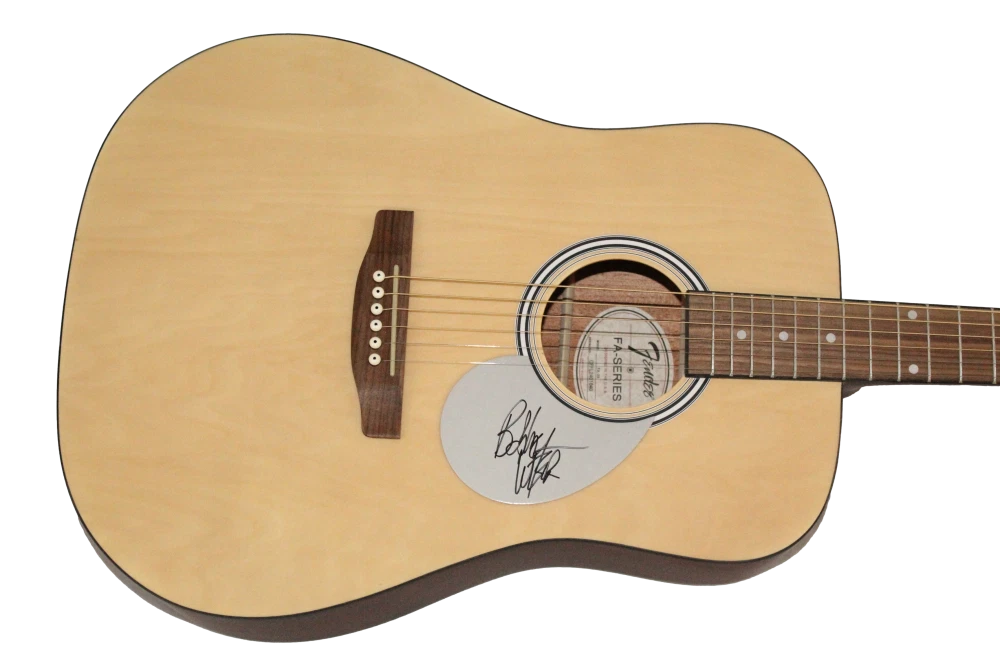 Bob Weir Signed Autograph Fender Acoustic Guitar - The Grateful Dead w/ JSA COA