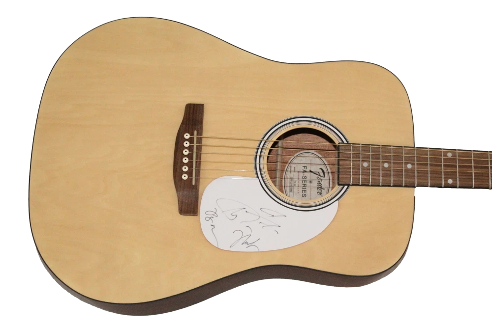 Phish Full Band Complete x4 Signed Autograph Fender Acoustic Guitar w/ JSA COA