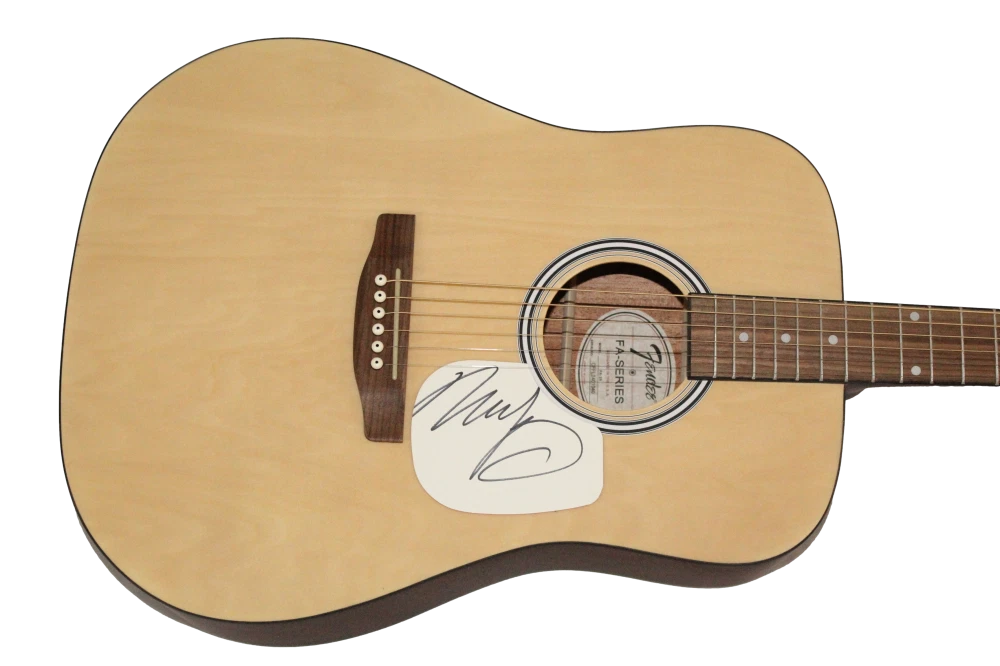 Neil Young CSNY Crazy Horse Signed Autograph Fender Acoustic Guitar w/ JSA COA