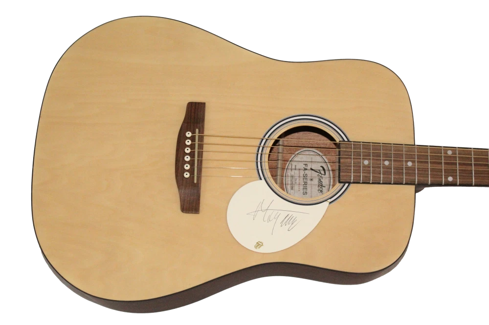 Mick Jagger Rolling Stones Signed Autograph Fender Acoustic Guitar w/ JSA COA