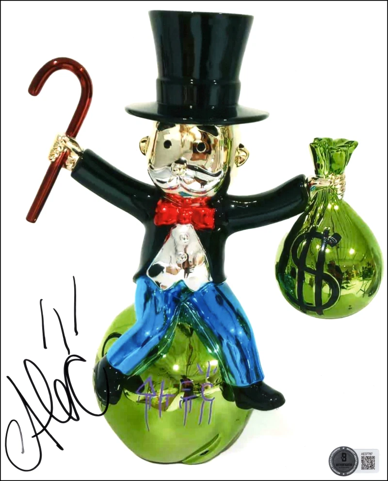 Alec Monopoly Signed Autograph 8x10 Photo - Street Artist w/ Beckett COA