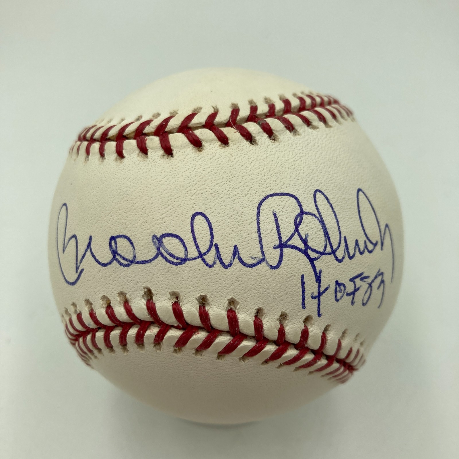 Brooks Robinson HOF 1983 Signed Major League Baseball Steiner COA
