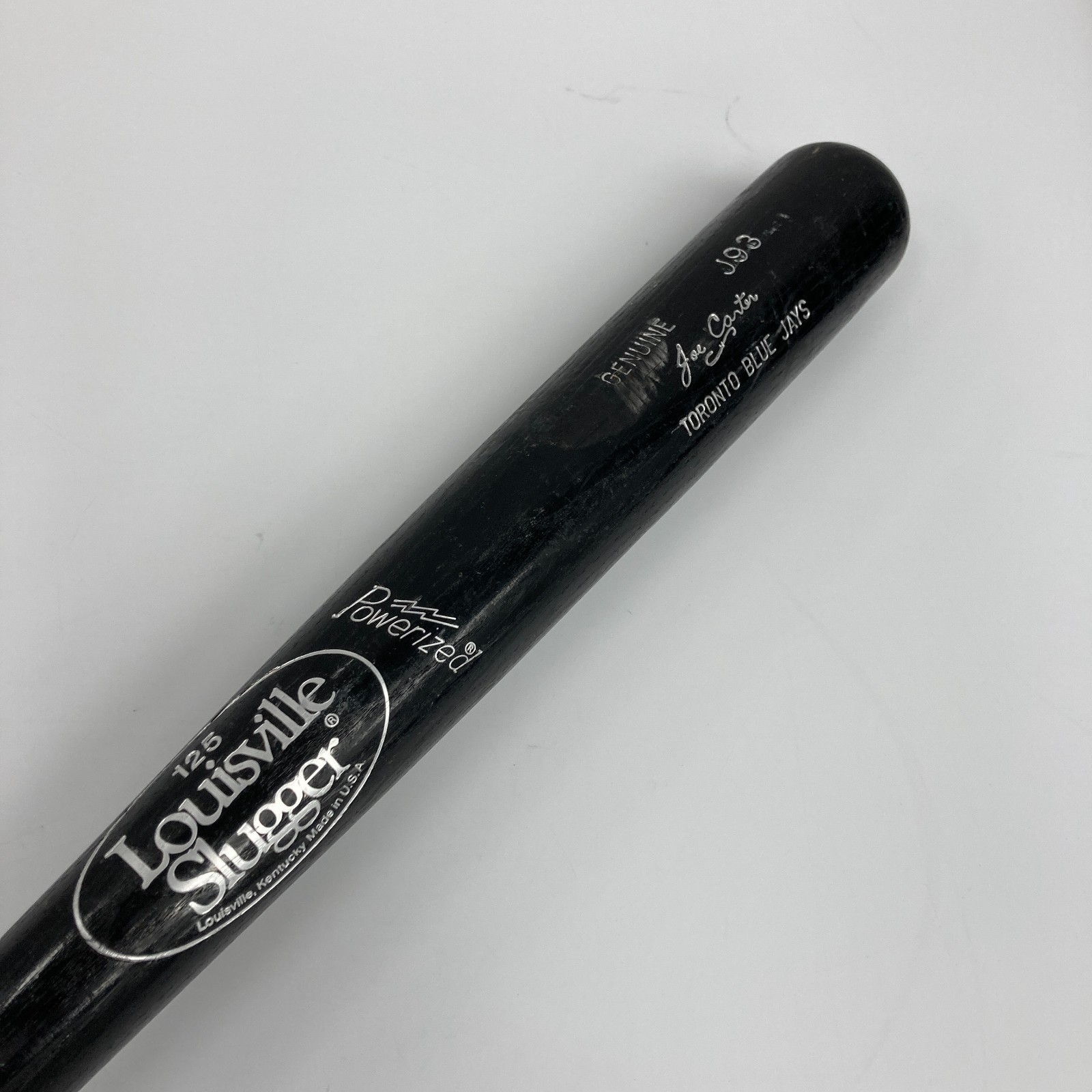 Joe Carter Game Used 1990's Louisville Slugger Baseball Bat Toronto Blue Jays