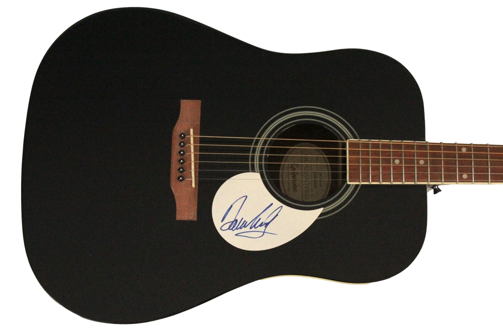 David Crosby Signed Autograph Gibson Epiphone Guitar Crosby Stills Nash JSA COA