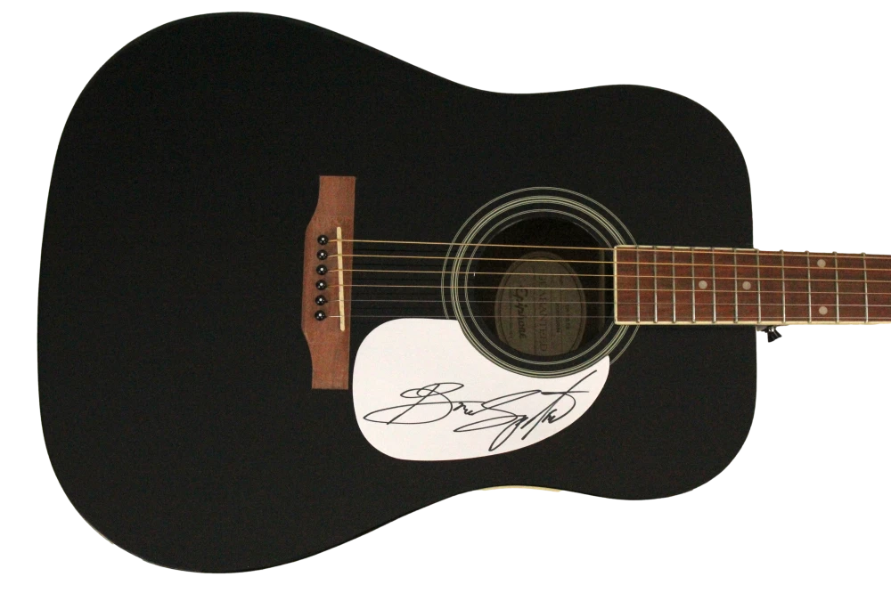 Bruce Springsteen Signed Autograph Gibson Epiphone Guitar E Street Band JSA COA