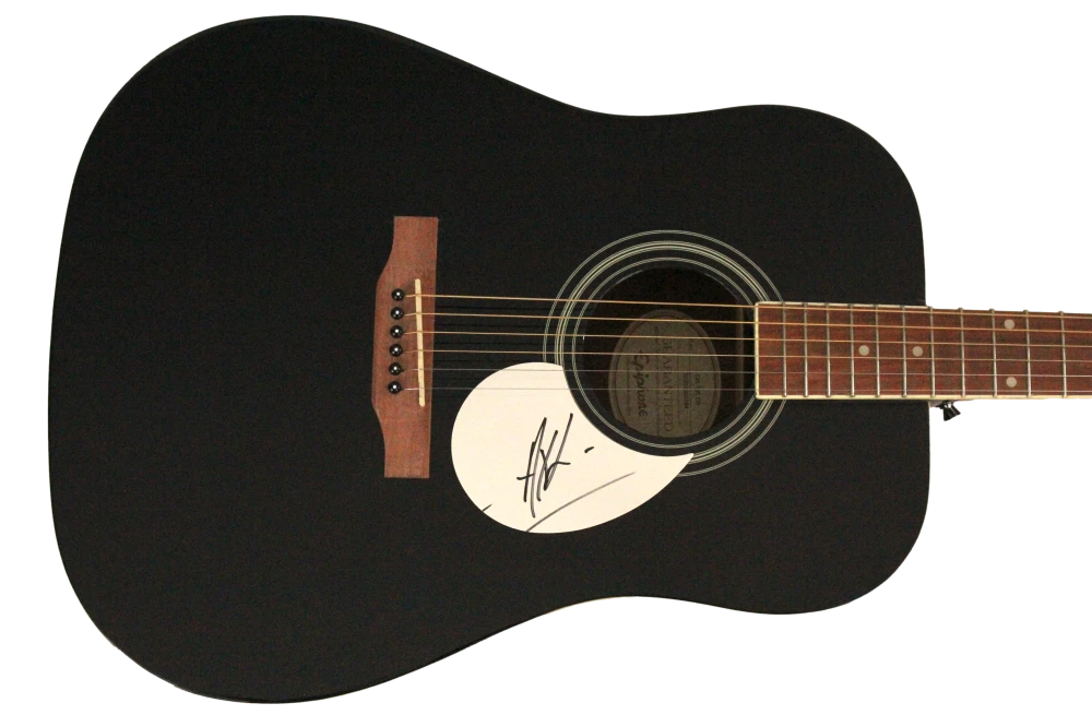 Axl Rose Gun N Roses GNR Signed Autograph Gibson Epiphone Guitar w/ JSA COA