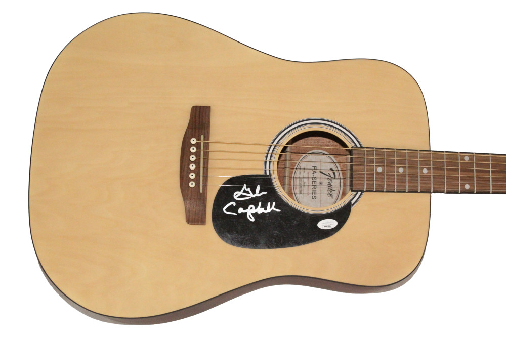 Glen Campbell Signed Autograph Full Size Fender Acoustic Guitar w/ JSA COA