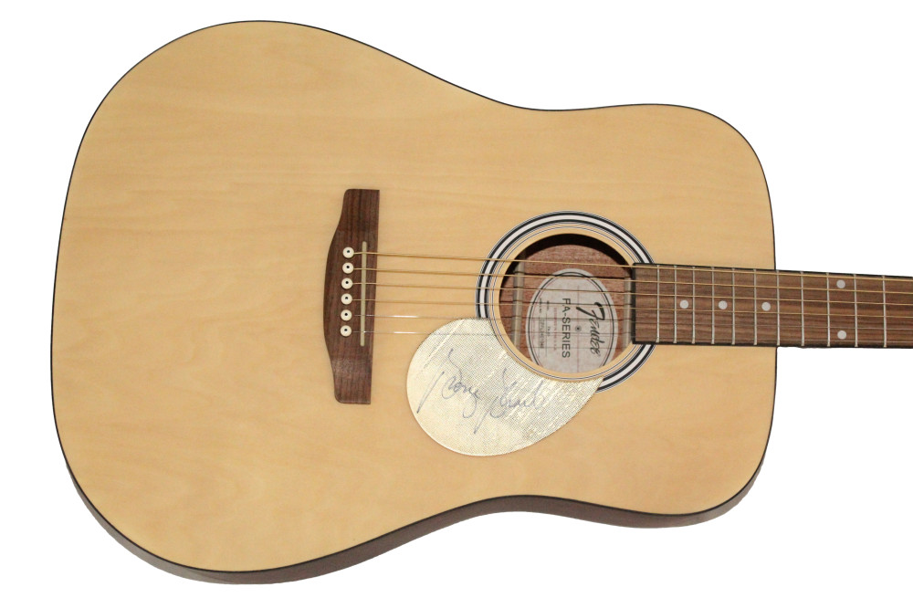 George Strait Signed Autograph Fender Acoustic Guitar King of Country w/ JSA COA