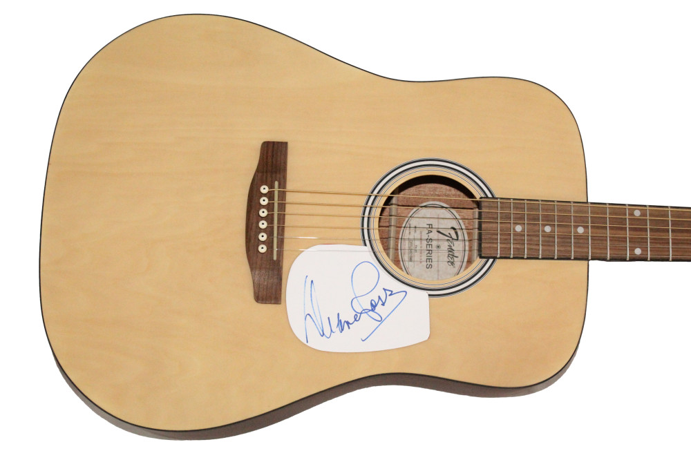 Diana Ross Signed Autograph Fender Acoustic Guitar - Queen of Motown w/ JSA COA