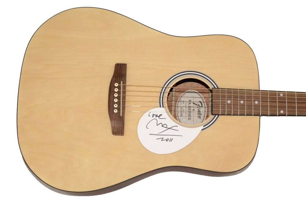 Peter Max Signed Autograph Fender Acoustic Guitar - Psychedelic Pop Art Icon COA