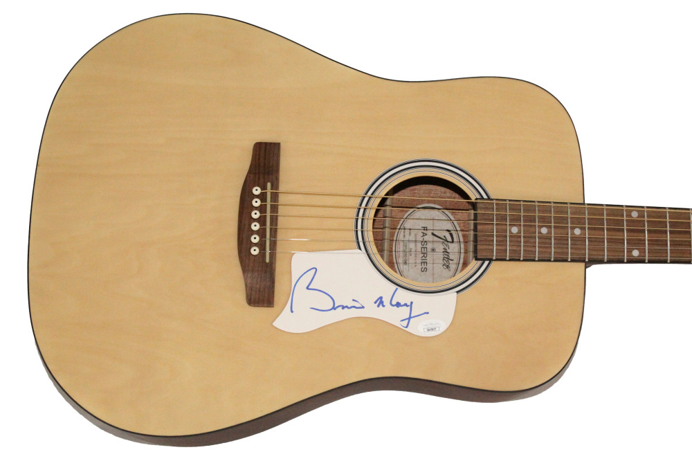 Brian May Queen Signed Autograph Fender Guitar - A Night at the Opera w/ JSA COA