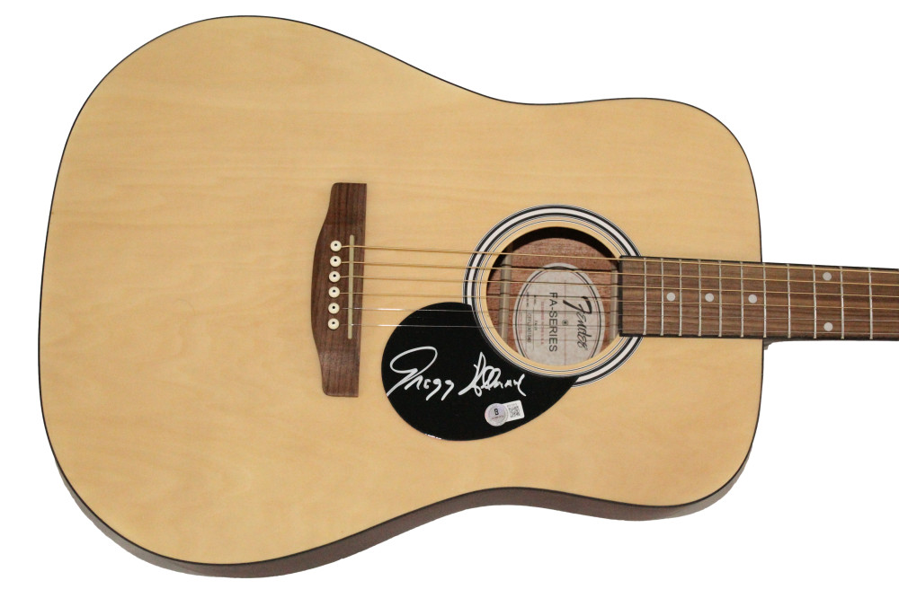 Gregg Allman Brothers Band Signed Autograph Fender Acoustic Guitar - Beckett COA