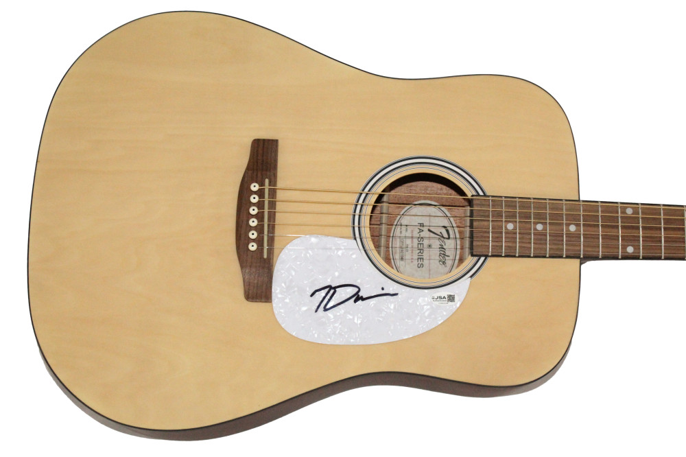 Gord Downie The Tragically Hip Signed Autograph Fender Acoustic Guitar JSA COA