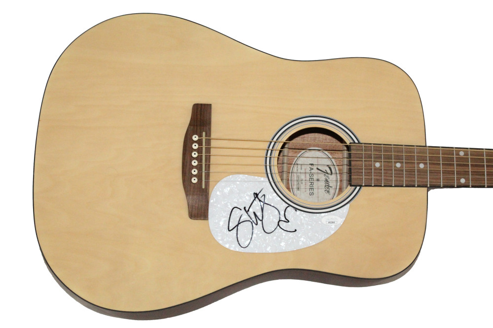 Stephen Wilson Jr Signed Autograph Full Size Fender Acoustic Guitar w/ JSA COA