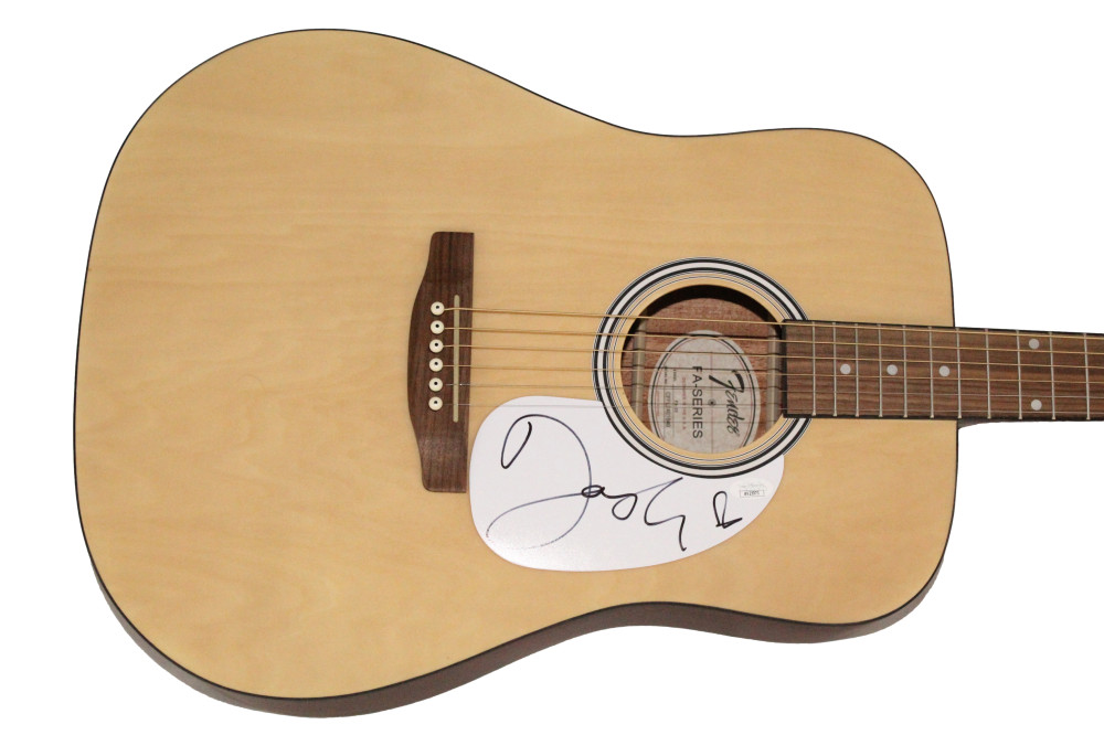 Dasha Signed Autograph Fender Acoustic Guitar Dirty Blonde Austin Singer JSA COA