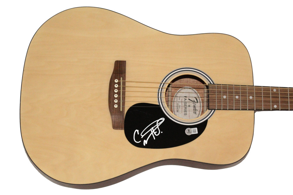 Carrie Underwood Signed Autograph Fender Acoustic Guitar - Play On Beckett COA