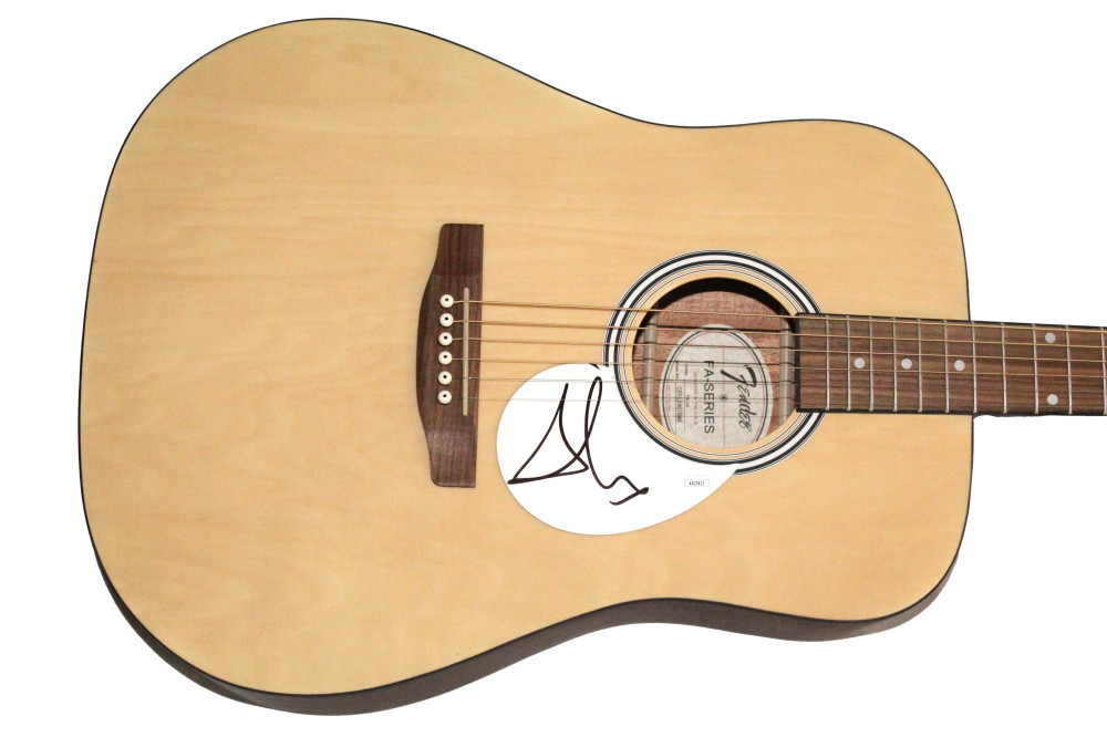 Alex Turner Arctic Monkeys Signed Autograph Fender Acoustic Guitar JSA COA
