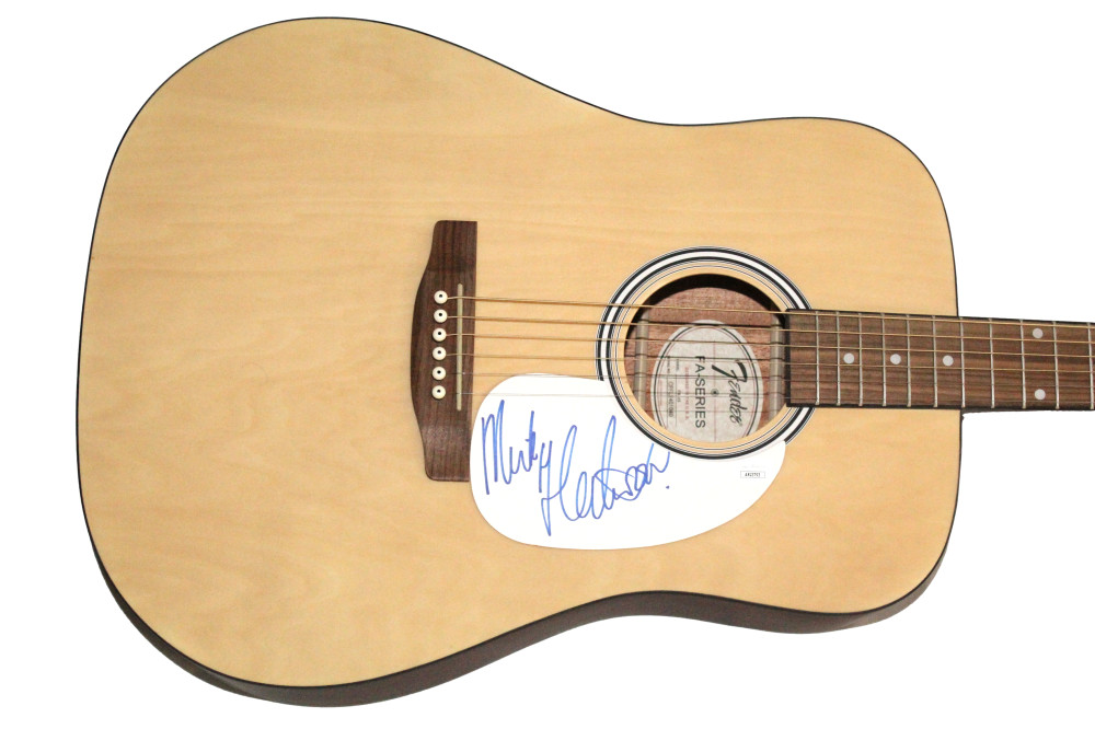 Mick Fleetwood Mac Signed Autograph Full Size Fender Acoustic Guitar w/ JSA COA