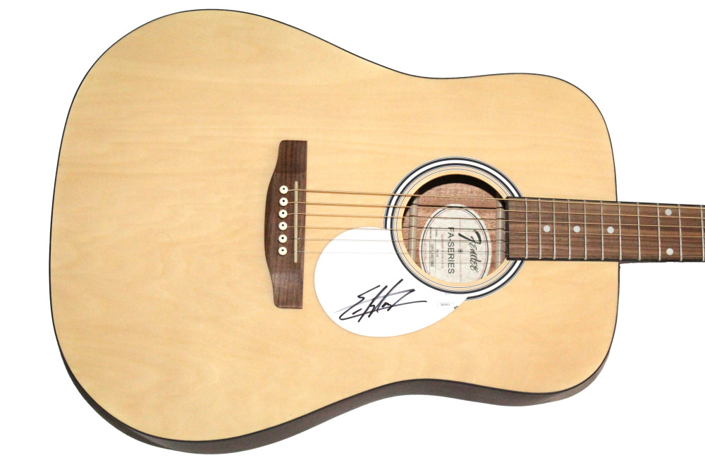 Eric Rachmany Rebelution Signed Autograph Fender Acoustic Guitar w/ JSA COA