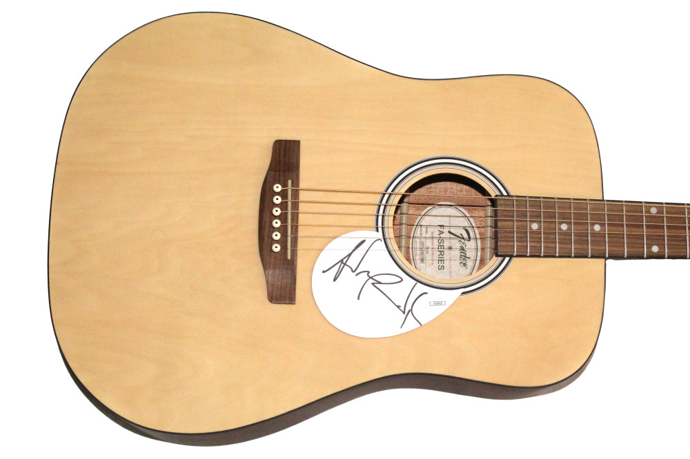 Andrew Ridgeley Wham! Signed Autograph Full Size Fender Acoustic Guitar JSA COA
