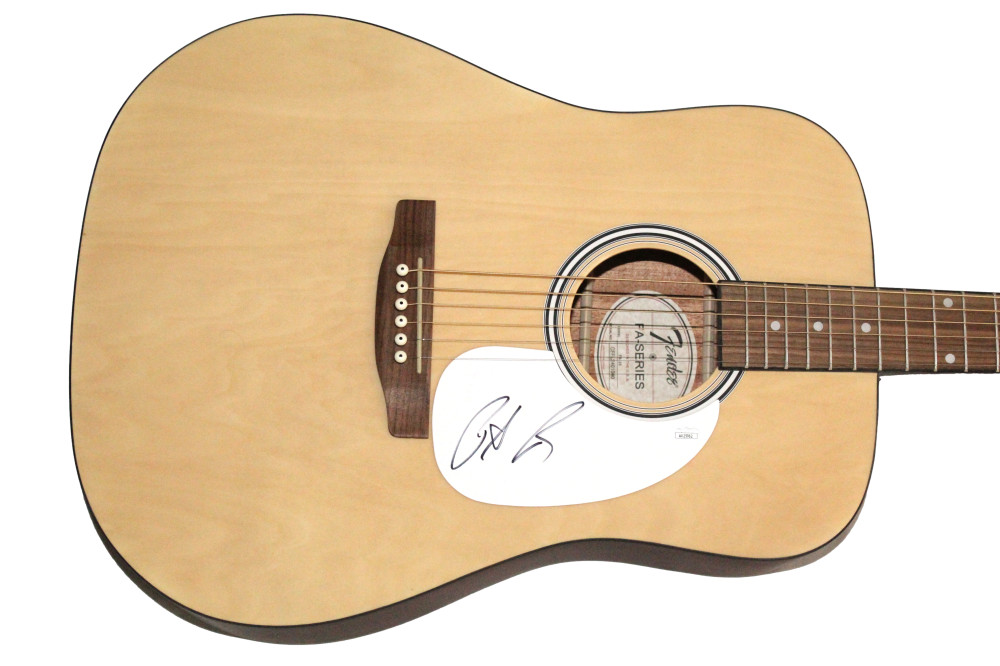 Peter Buck REM R.E.M. Signed Autograph Fender Acoustic Guitar w/ JSA COA