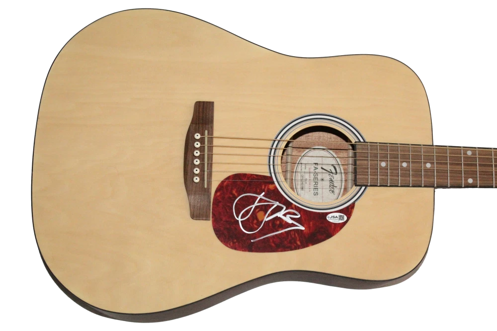 Jim James My Morning Jacket Signed Autograph Fender Acoustic Guitar w/ JSA COA