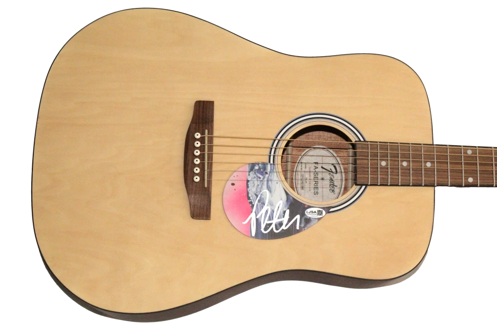 Pete Anspach Goose Signed Autograph Full Size Fender Acoustic Guitar w/ JSA COA