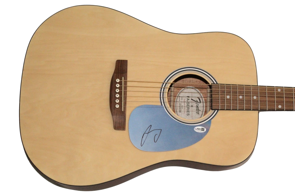 Jonny Buckland Coldplay Signed Autograph Fender Guitar - Mylo Xoloto w/ JSA COA