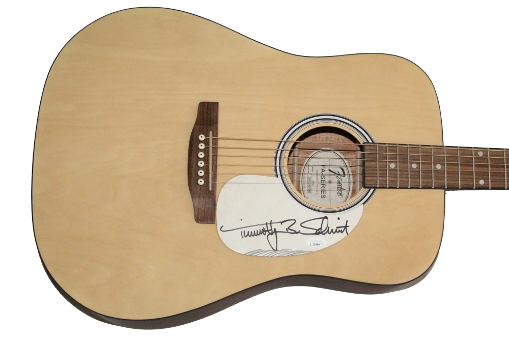 Timothy B Schmit Eagles Signed Autograph Fender Guitar - On the Border JSA COA