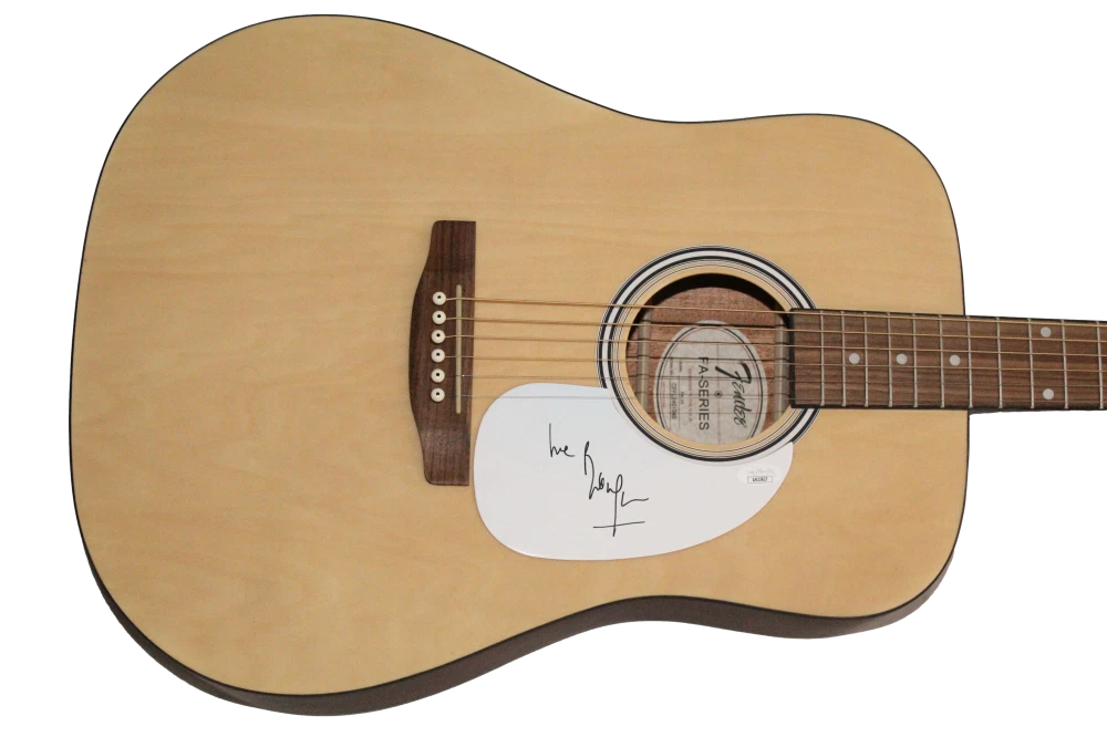 Bill Wyman The Rolling Stones Signed Autograph Fender Acoustic Guitar JSA COA