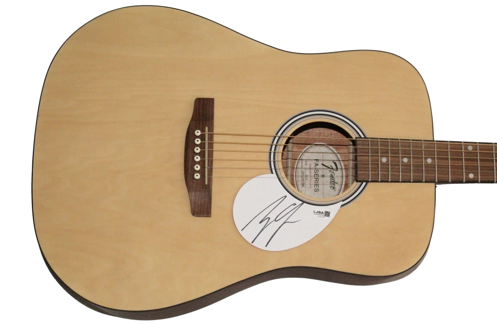 Tyler Joseph Twenty One Pilots Signed Autograph Fender Acoustic Guitar JSA COA